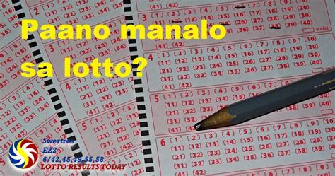 paano manalo sa lotto 6/45|6/45 Lotto Guide .